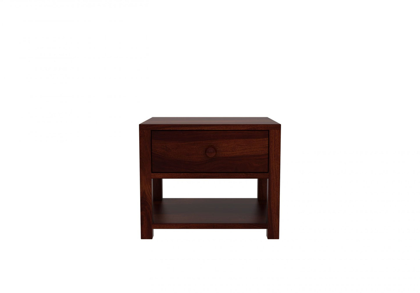Charme Wooden Bed Side Table -Walnut