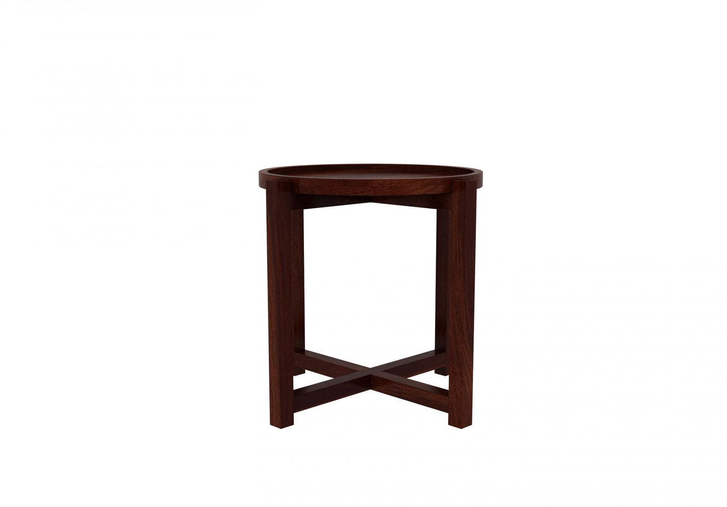 Tweed Wooden Center Table-Walnut