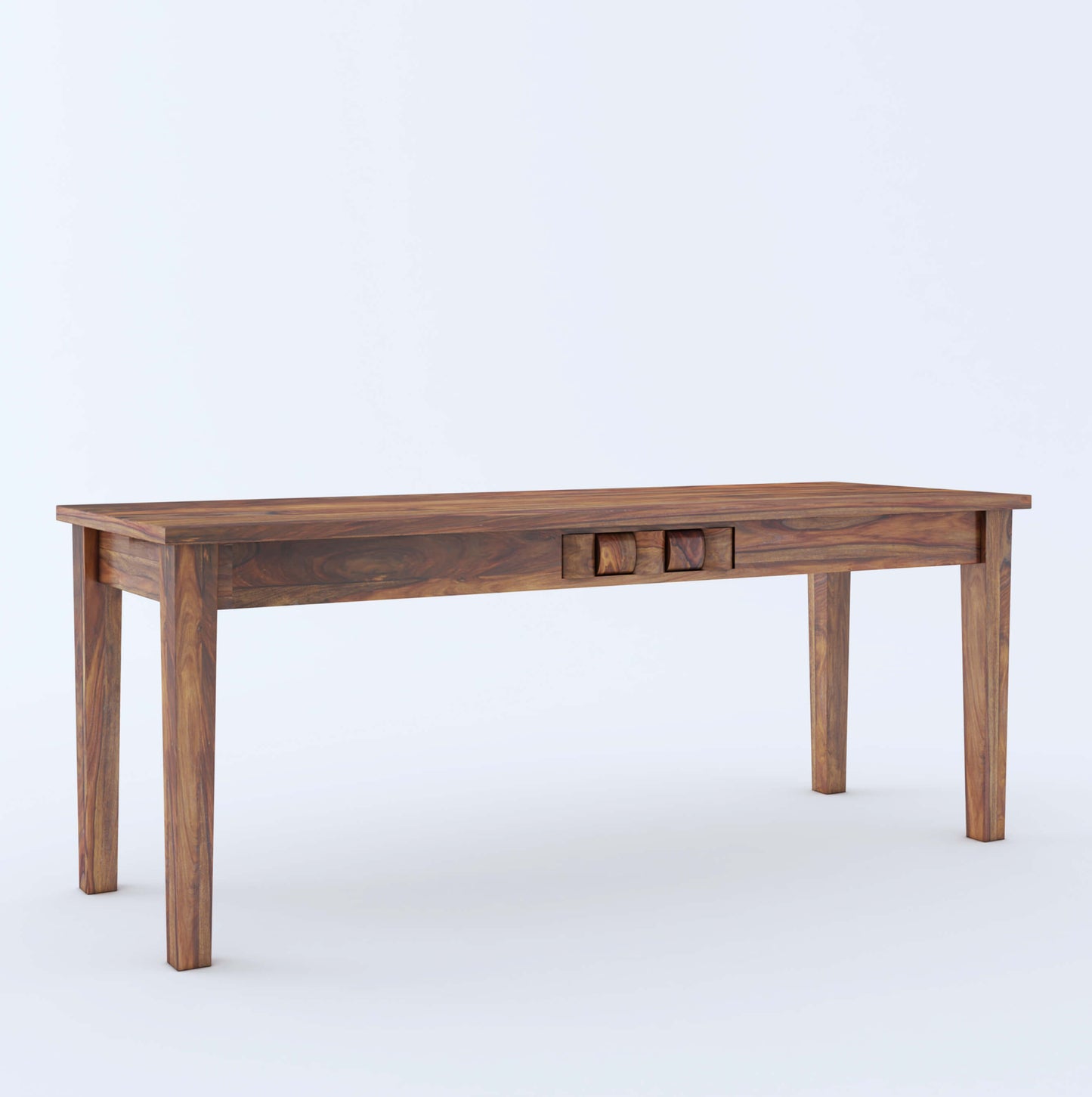 Weave Six Seater Dining With Bench-Teak