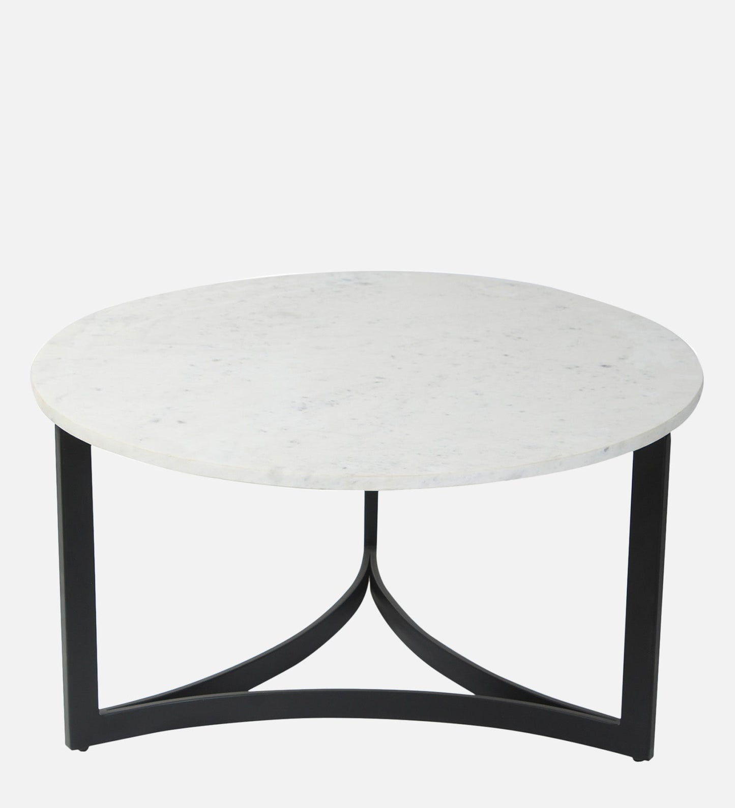 Tessdale Marble Coffee Table In Black Finish