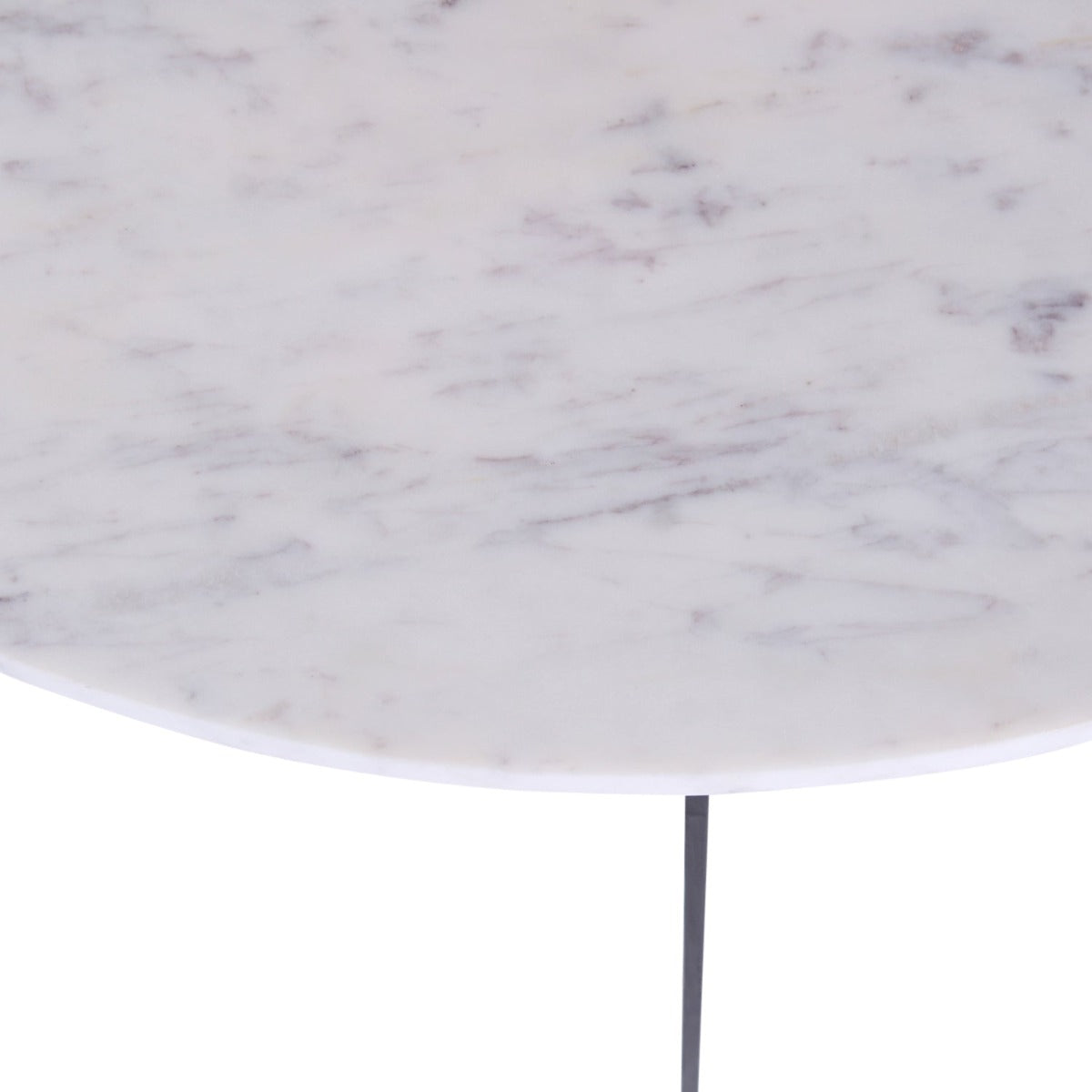 Churchil Marble Coffee Table In Black Finish