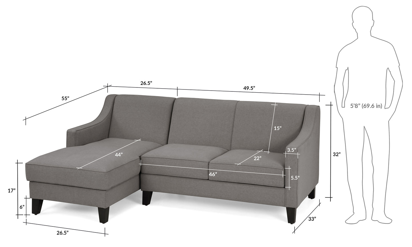 Austin Sectional Sofa 2 Seater