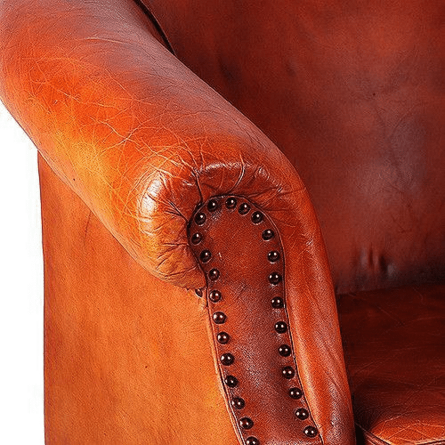 Cuero Leather Arm Chair