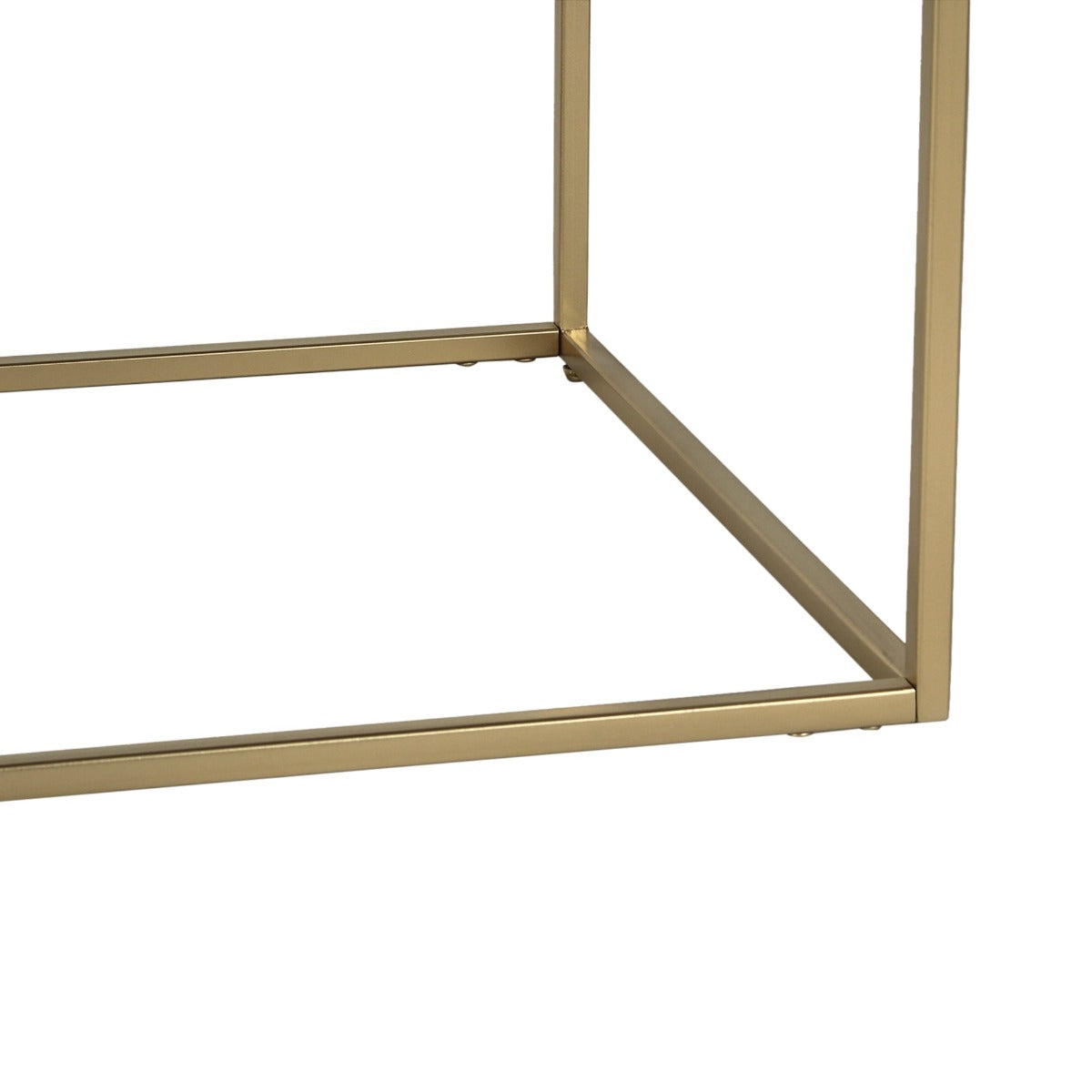 Noah Wooden Console Table In Gold Finish