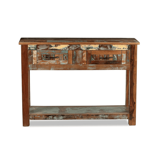 Reclaimed Stripes Console Table