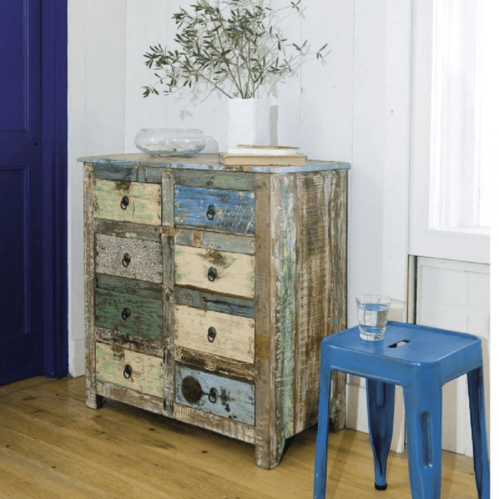 Reclaimed Small Chest Of Drawers