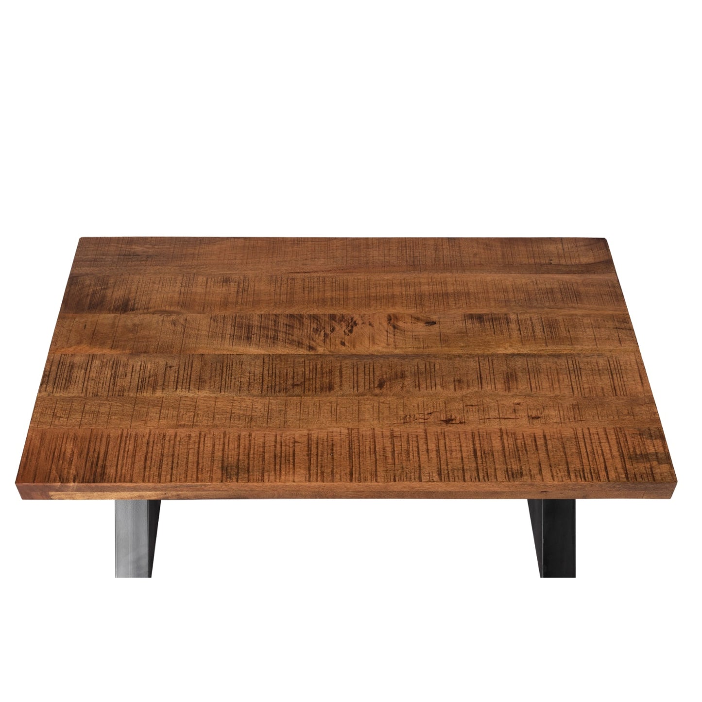Denver Metal Wooden Coffee Table