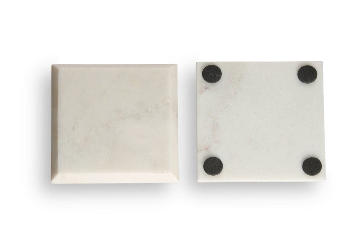Tapered Marble Coaster Set Of 4